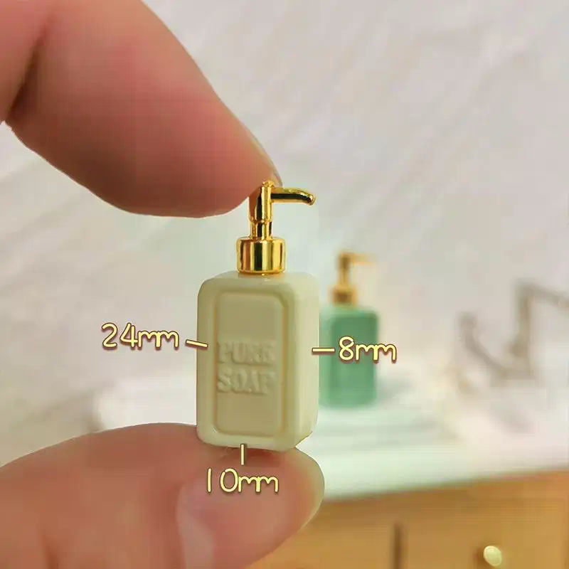 4Pcs Miniature Soap Dispenser  - огляд і ціна Resin Art Bottle