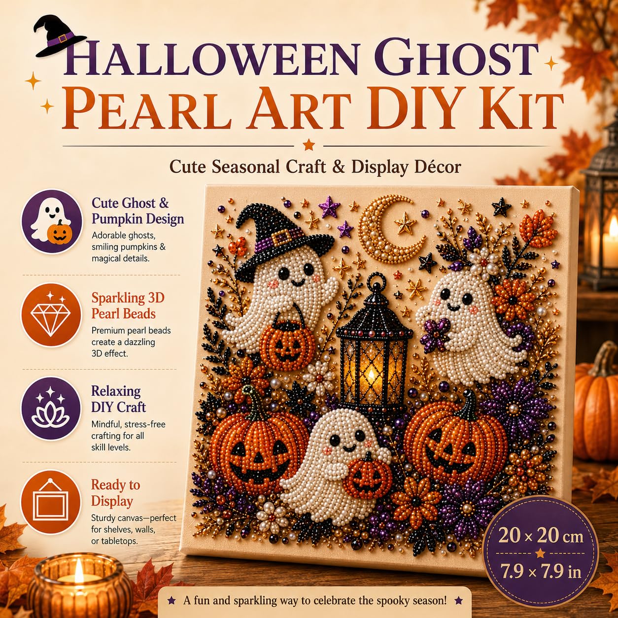 @Halloween Ghost Pearl Art Kit - огляд і ціна Resin Art Kit For Beginners
