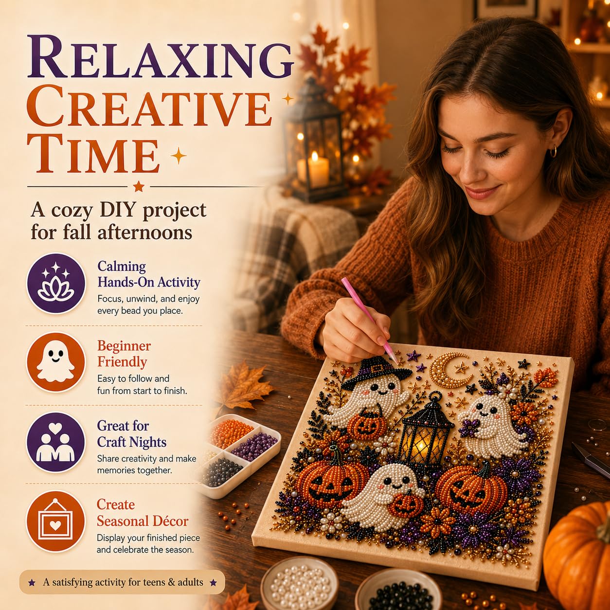 @Halloween Ghost Pearl Art Kit - огляд і ціна Resin Art Kit For Beginners