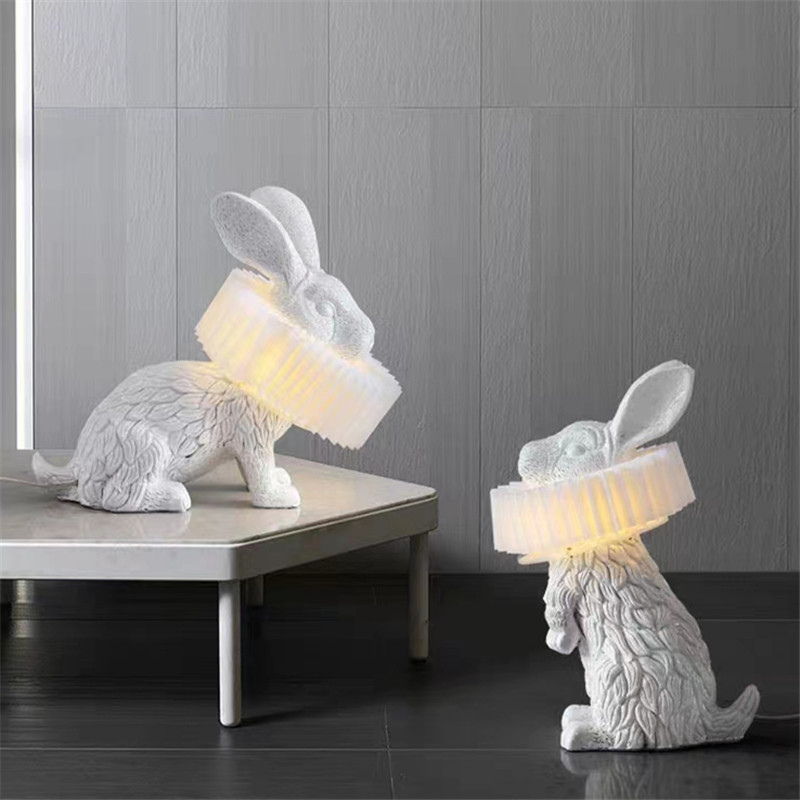Rabbit table lamp Cute Resin a - огляд і ціна Resin Art On Floor