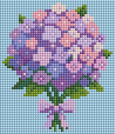 Minigem® Purple Hydrangea 5D D - огляд і ціна Resin Art Kit For Beginners