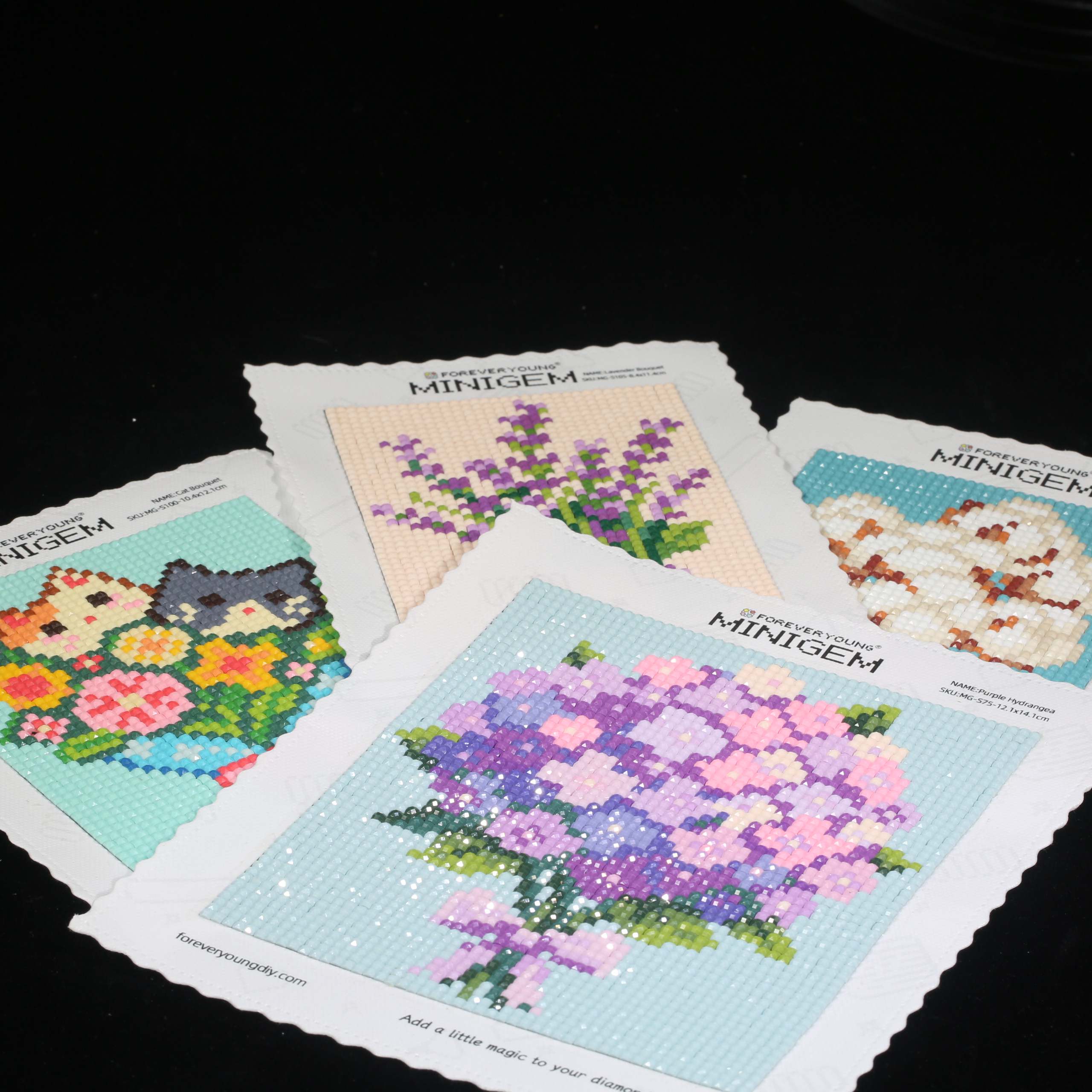 Minigem® Purple Hydrangea 5D D - огляд і ціна Resin Art Kit For Beginners