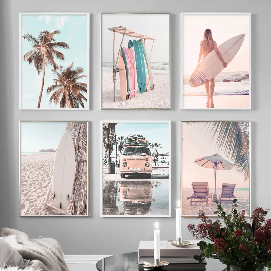 Sunny Beach Bus Surf Palm Tree - огляд і ціна Resin Art Aesthetic