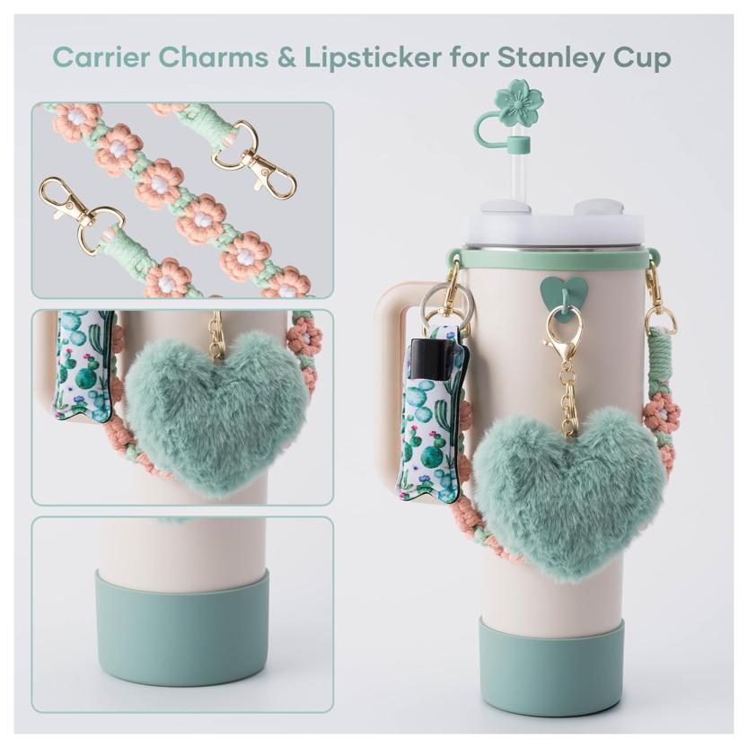 Resin Straw Cap Set for Stanle - огляд і ціна Resin Art Bottle