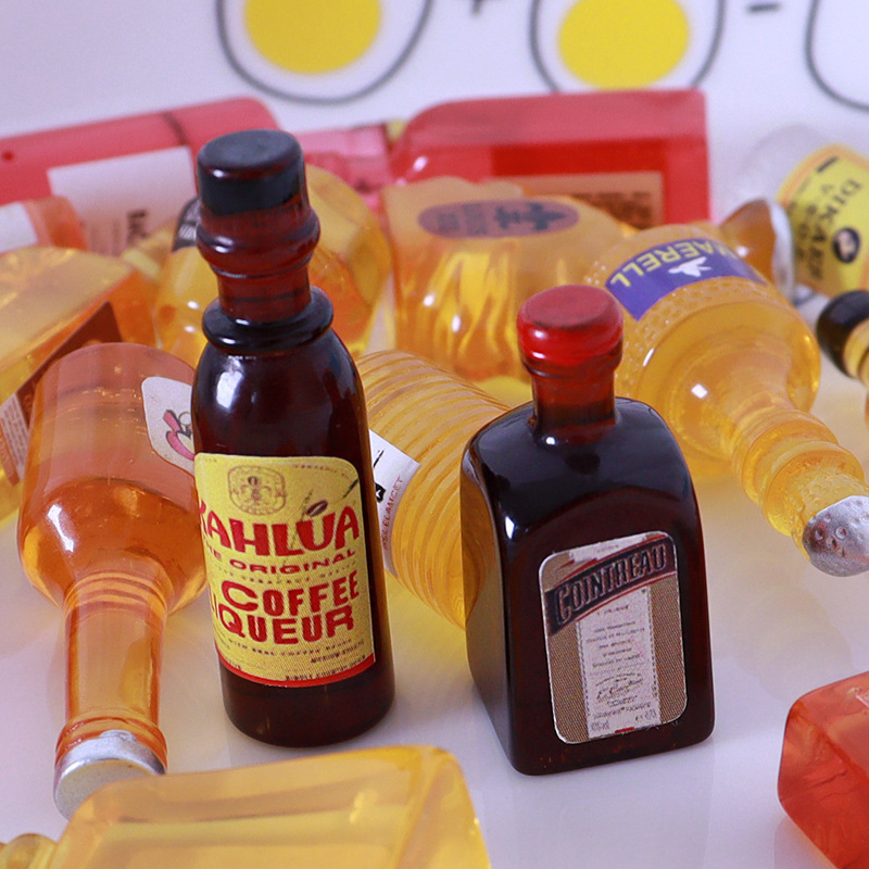 10pcs Miniature Dollhouse Bott - огляд і ціна Resin Art Bottle