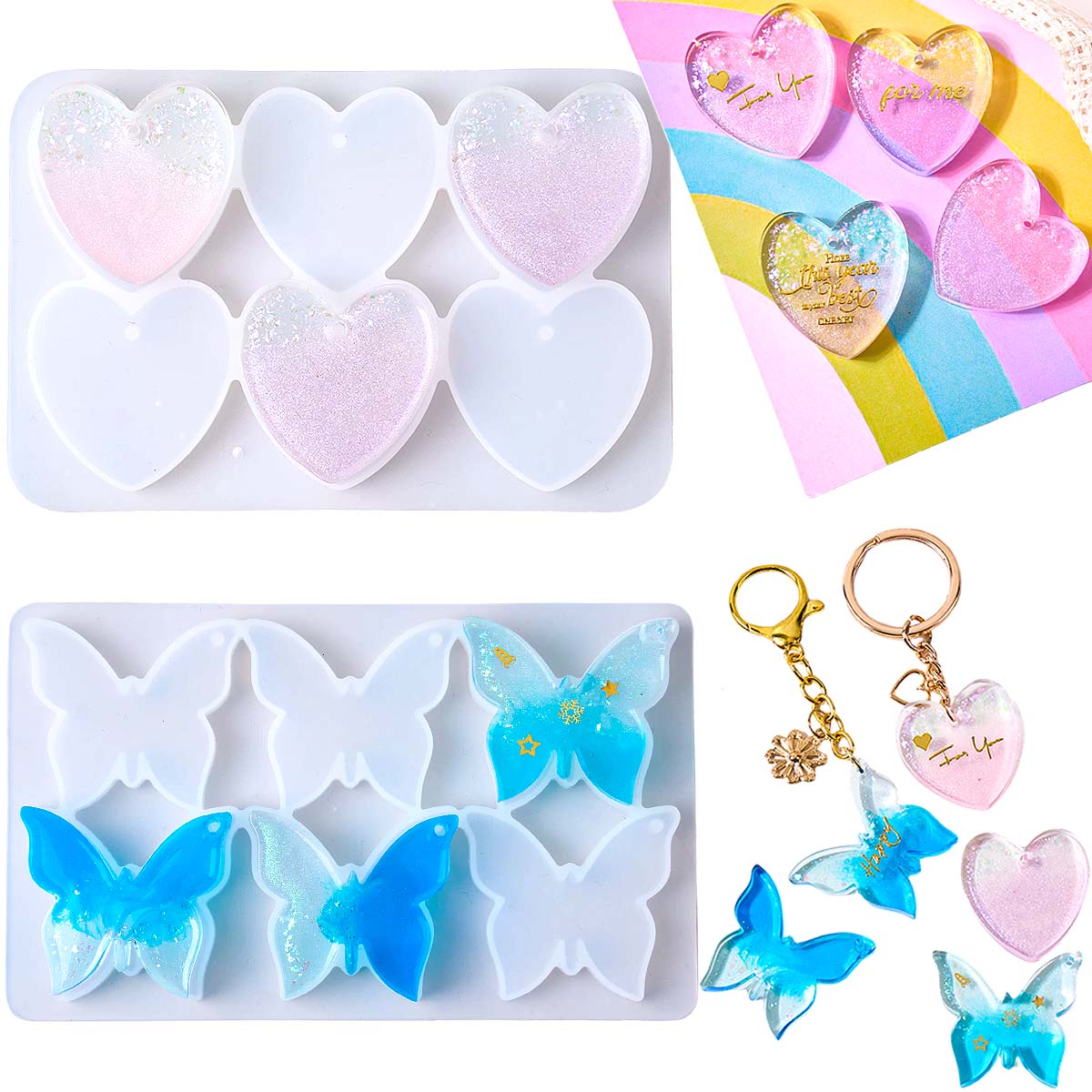 Six-hole with Holes Earring Si - огляд і ціна Resin Art Liquid