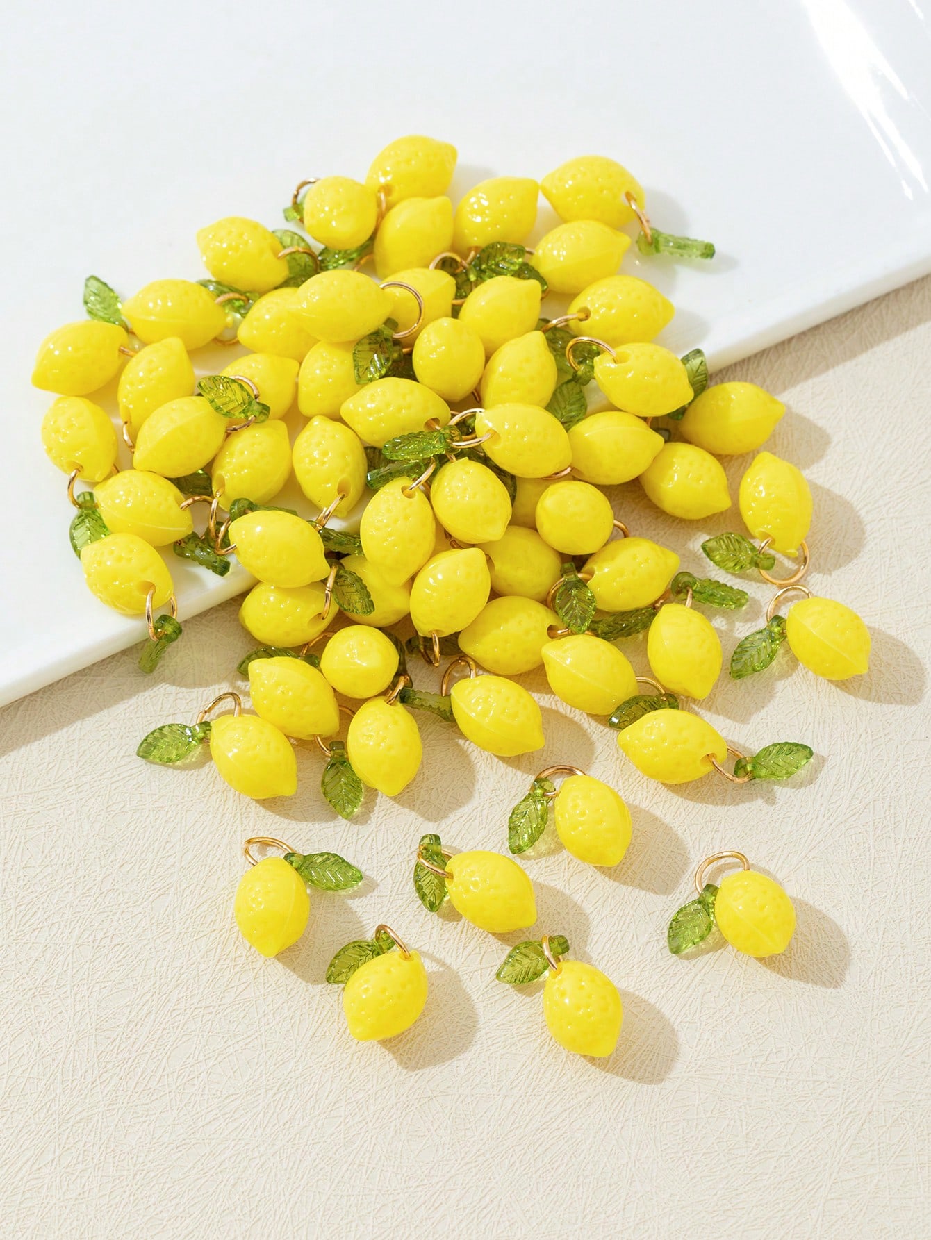 10Pcs 3D Lemon Resin Charms Pe - огляд і ціна Resin Art Pendant