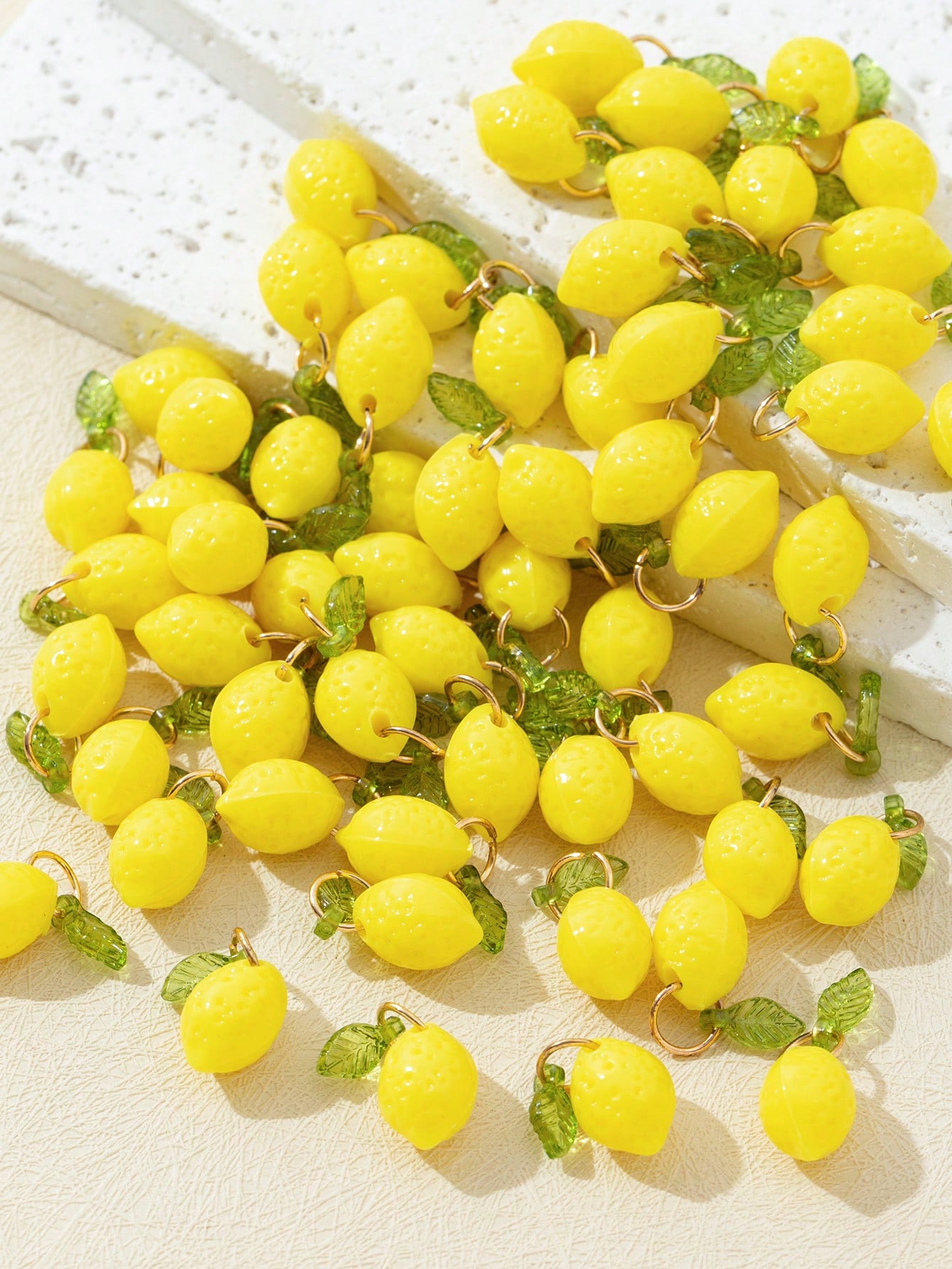 10Pcs 3D Lemon Resin Charms Pe - огляд і ціна Resin Art Pendant