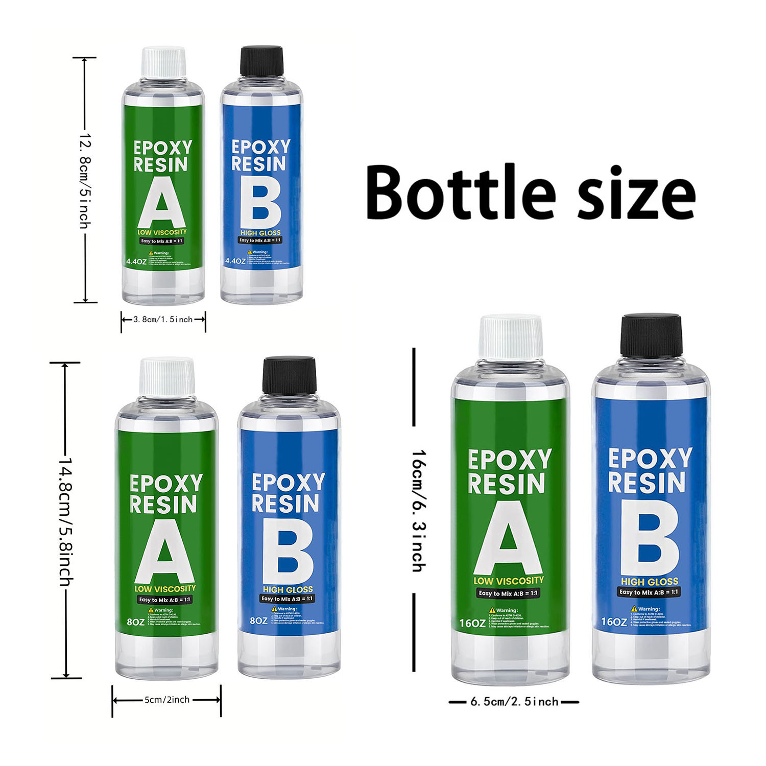 250ml-1000ml Epoxy Resin Casti - огляд і ціна Resin Art Liquid