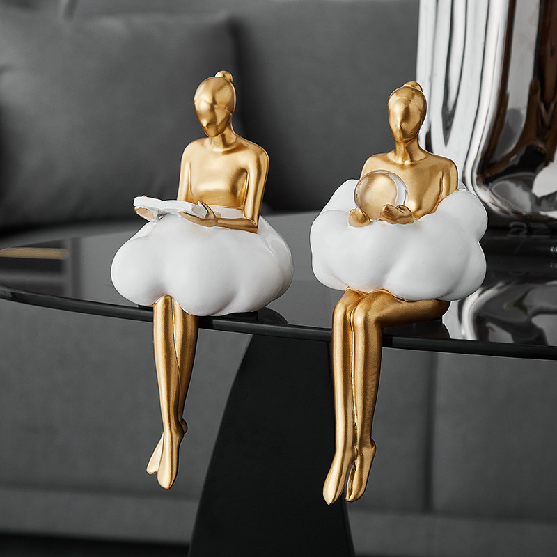 Ballet Girl Cloud Abstract Art - огляд і ціна Resin Art Aesthetic