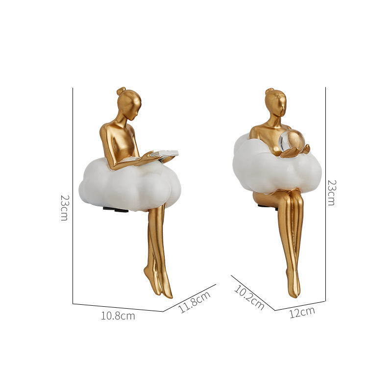 Ballet Girl Cloud Abstract Art - огляд і ціна Resin Art Aesthetic