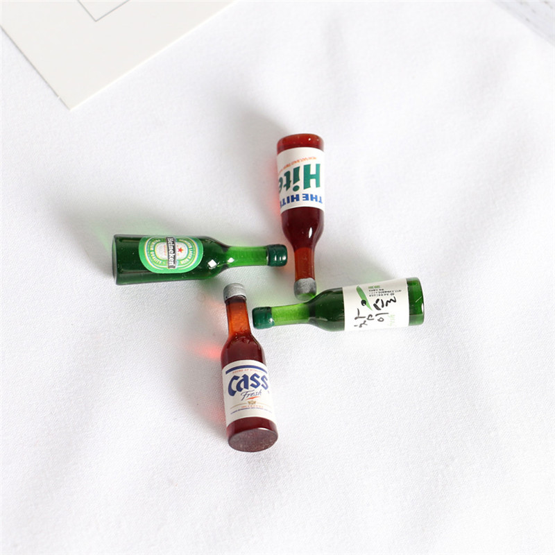 5pcs Dollhouse Mini Beer Bottl - огляд і ціна Resin Art Bottle