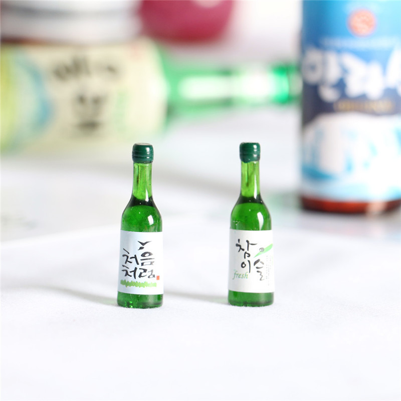 5pcs Dollhouse Mini Beer Bottl - огляд і ціна Resin Art Bottle