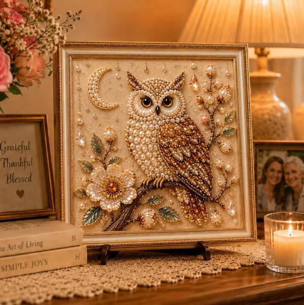 Owl Diamond Pearl Art DIY Pain - огляд і ціна Resin Art Kit For Beginners