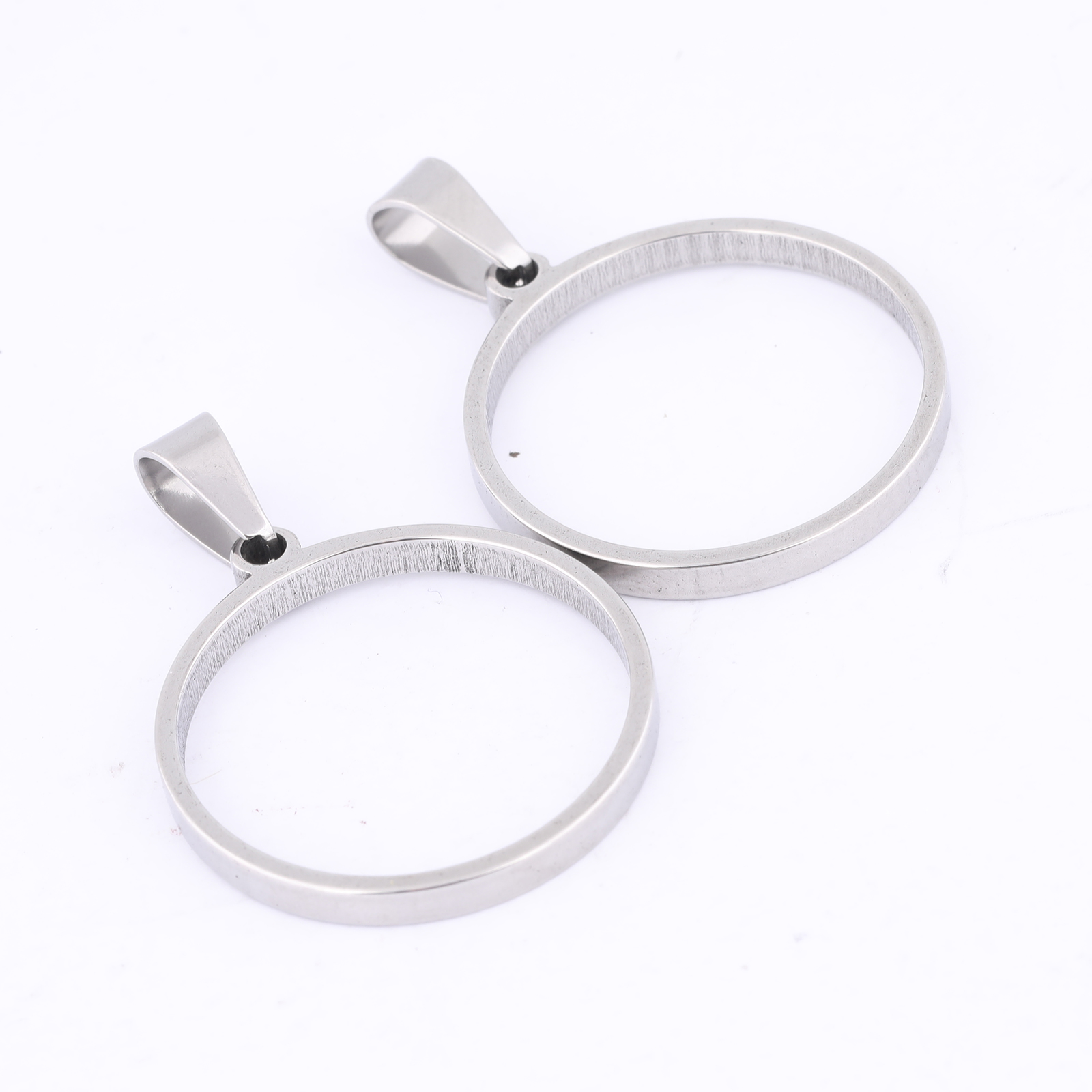 10pcs 25mm Round Open Bezel Ch - огляд і ціна Resin Art Pendant