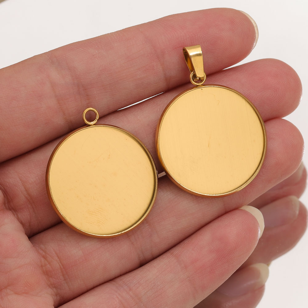 10pcs Stainless Steel Gold Pen - огляд і ціна Resin Art Pendant