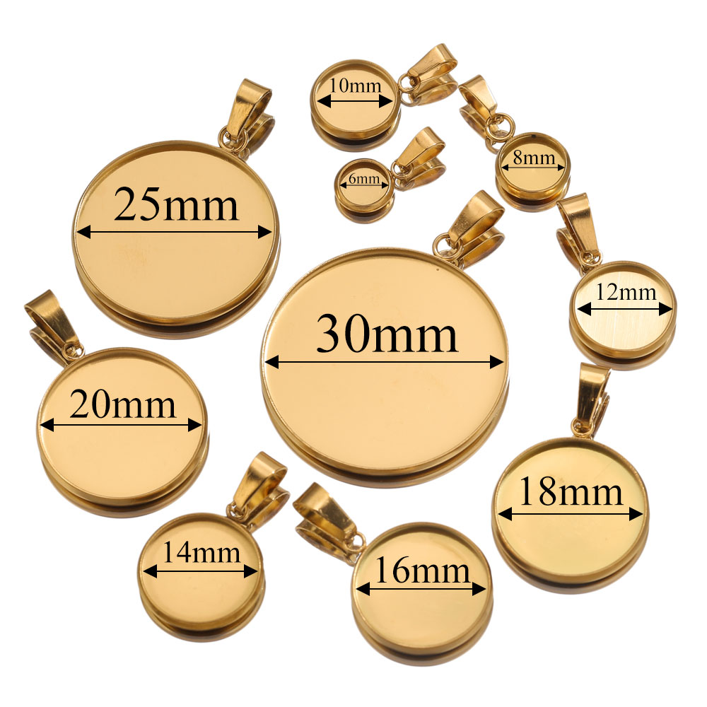10pcs Stainless Steel Gold Pen - огляд і ціна Resin Art Pendant