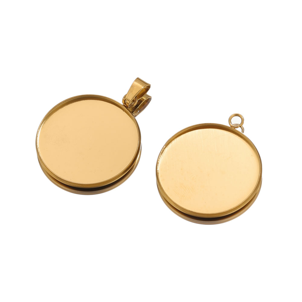 10pcs Stainless Steel Gold Pen - огляд і ціна Resin Art Pendant