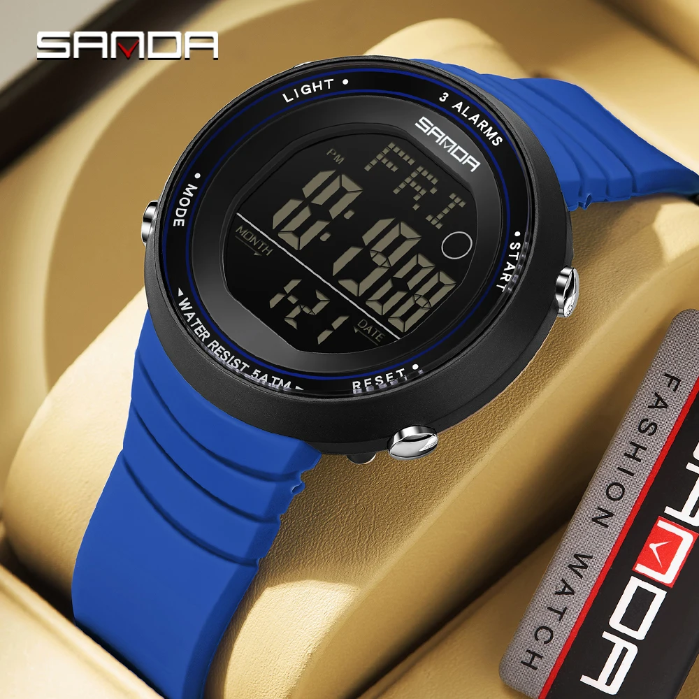 SANDA Digital Sport Watch for  - огляд і ціна Resin Art Underwater