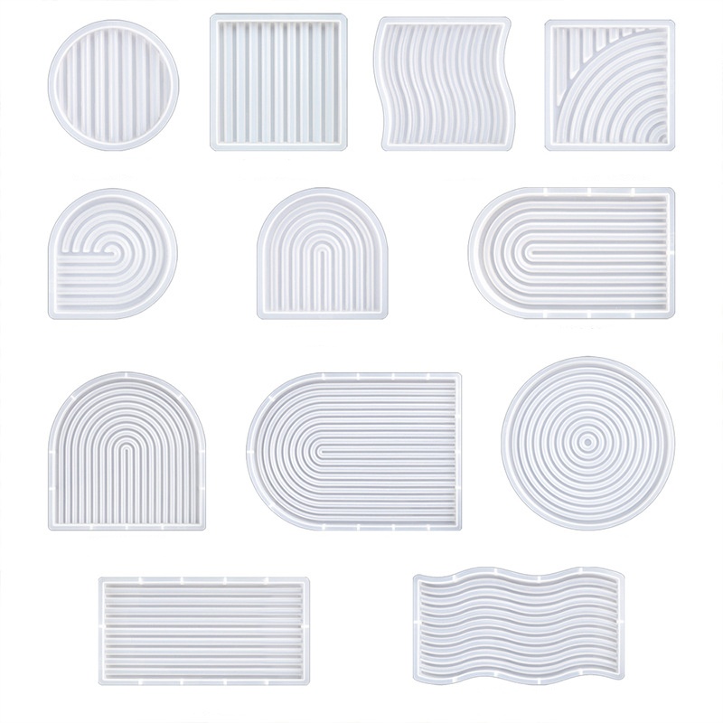 DIY Striped Wave Tray Mold For - огляд і ціна Resin Art Liquid