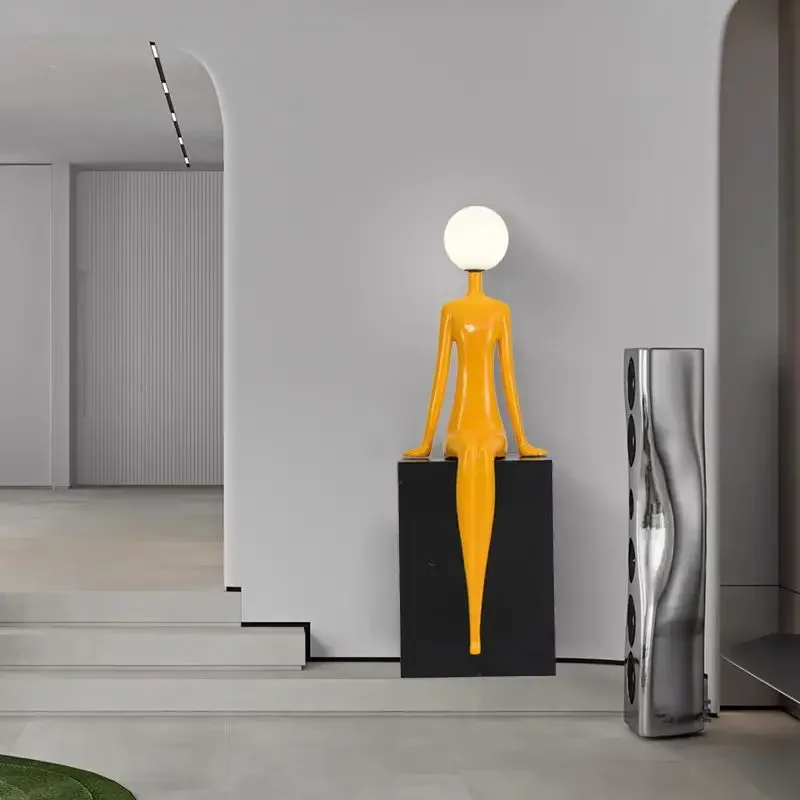 Creative Humanoid Art Sculptur - огляд і ціна Resin Art On Floor