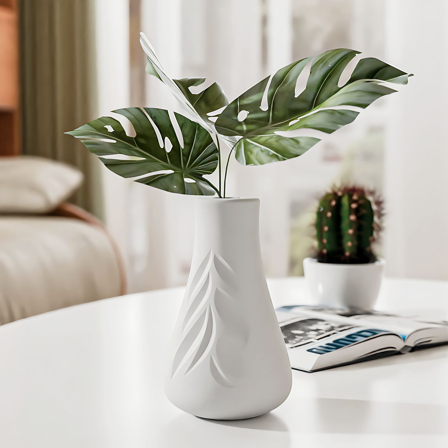 Leaf Texture Vase Silicone Mol - огляд і ціна Resin Art Bottle