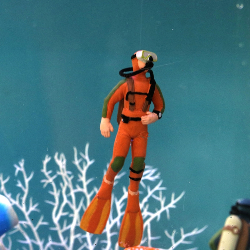 Aquarium Diver Decoration Floa - огляд і ціна Resin Art Underwater