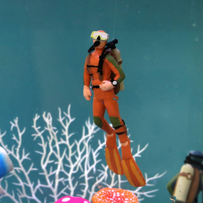 Aquarium Diver Decoration Floa - огляд і ціна Resin Art Underwater