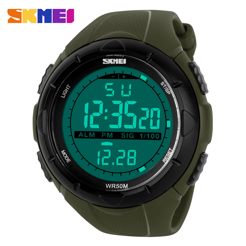 SKMEI Brand Digital Military S - огляд і ціна Resin Art Underwater