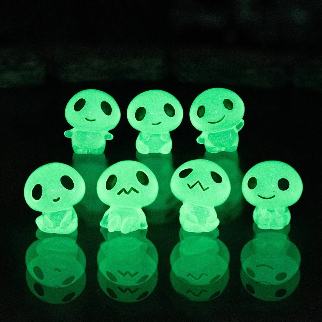7Pcs Glow In The Dark Alien Re - огляд і ціна Resin Art Pendant