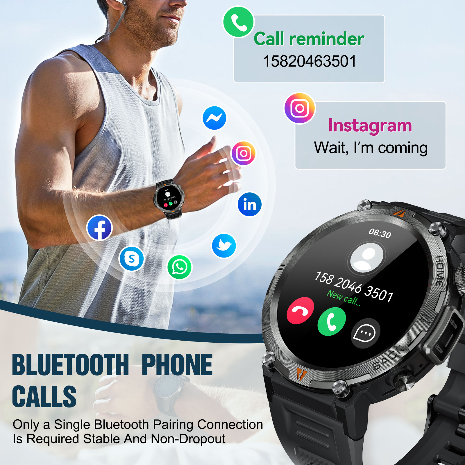 EIGIIS KE3 Bluetooth Call Smar - огляд і ціна Resin Art Underwater