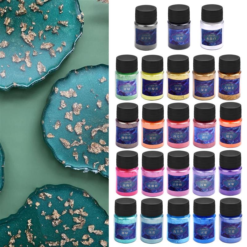 10g/Bottle Pearlescent Powder  - огляд і ціна Resin Art Bottle