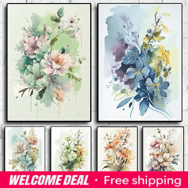 (1pc frameless)Colorful Flower - огляд і ціна Resin Art Aesthetic
