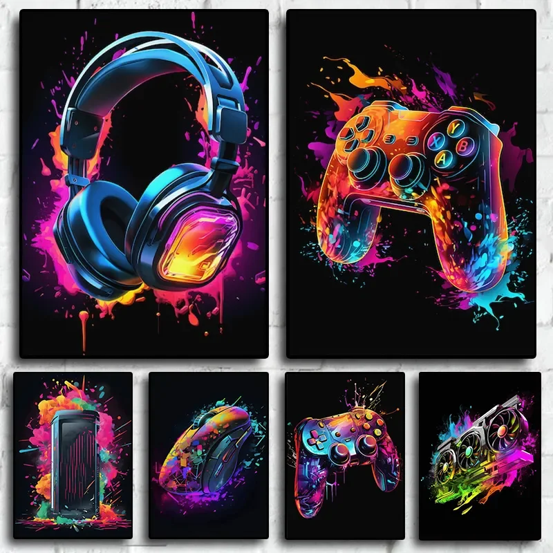 Pop Neon Video Game Character  - огляд і ціна Resin Art Video