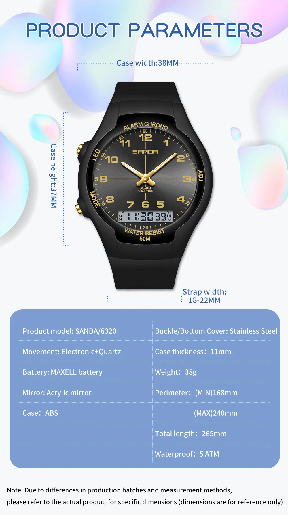 SANDA 6320 new sports waterpro - огляд і ціна Resin Art Underwater