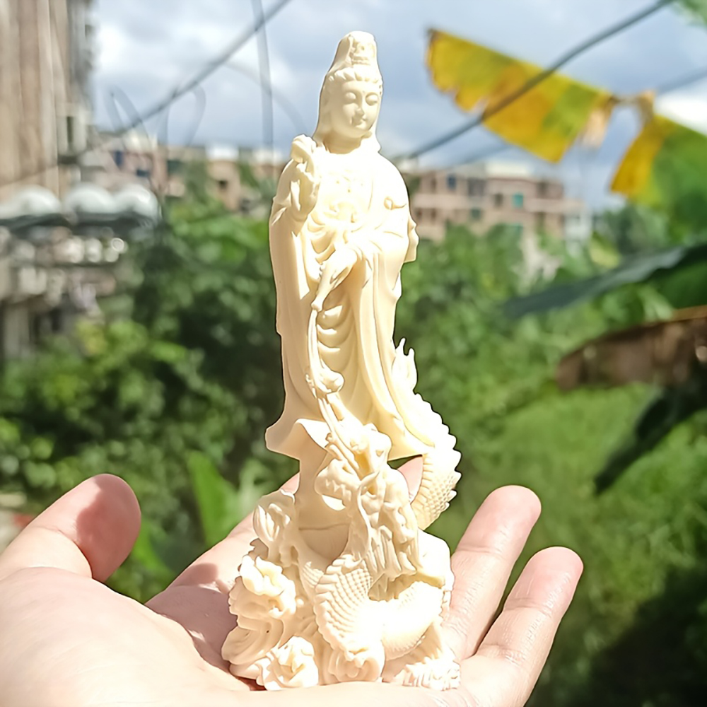 Resin Guanyin Buddha Statue Ch - огляд і ціна Resin Art Aesthetic