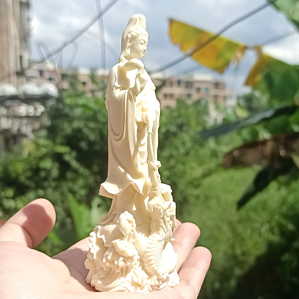 Resin Guanyin Buddha Statue Ch - огляд і ціна Resin Art Aesthetic