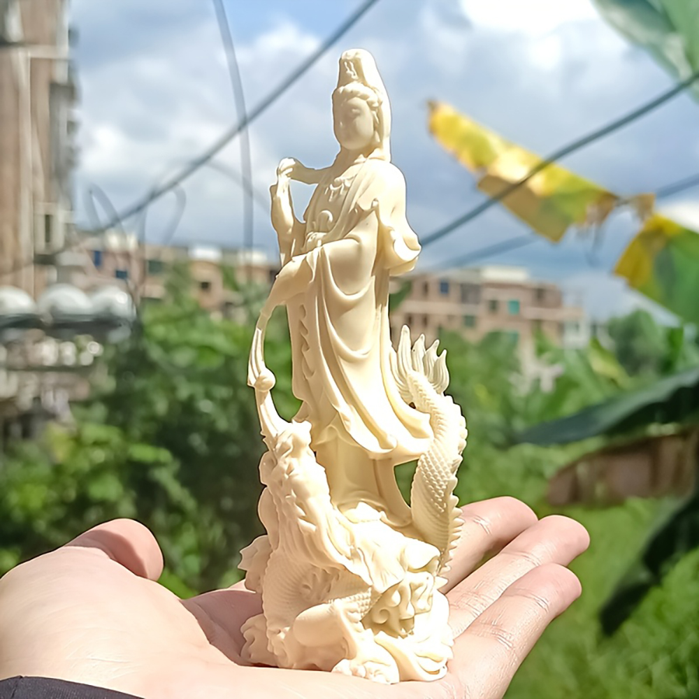 Resin Guanyin Buddha Statue Ch - огляд і ціна Resin Art Aesthetic