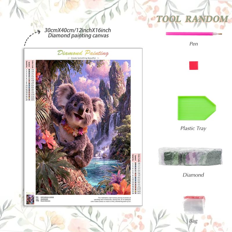 CHENISTORY Koala 5d Diamond Pa - огляд і ціна Resin Art Kit For Beginners