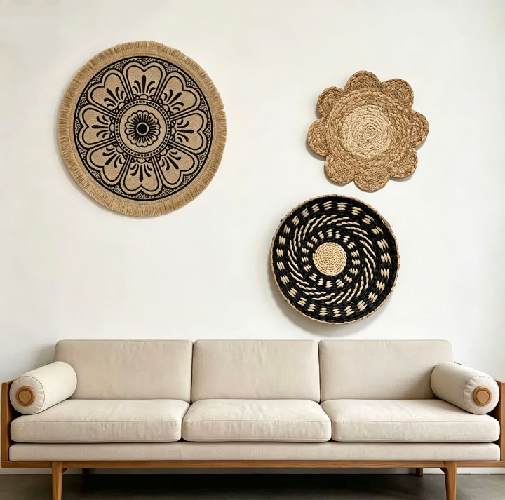 Boho Straw Wall Decor Grass We - огляд і ціна Resin Art Aesthetic