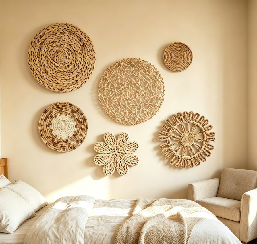 Boho Straw Wall Decor Grass We - огляд і ціна Resin Art Aesthetic