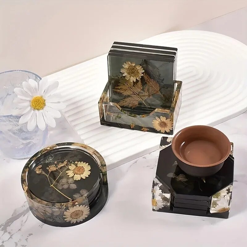 Coaster Resin Molds Set Includ - огляд і ціна Resin Art Kit For Beginners