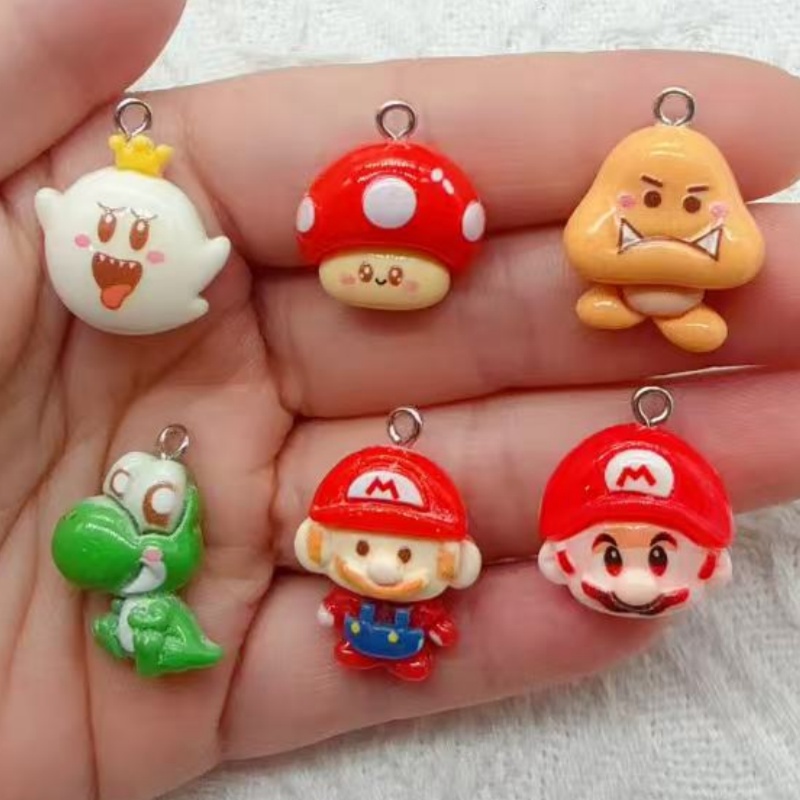 10pcs resin cartoon pendant, D - огляд і ціна Resin Art Pendant