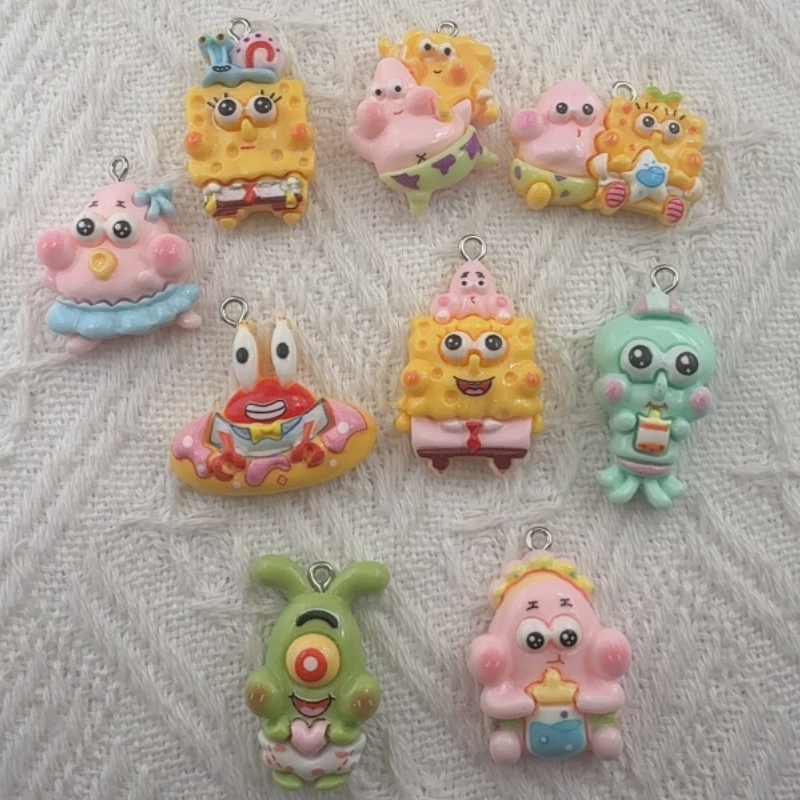 10pcs cartoon resin pendant, D - огляд і ціна Resin Art Pendant