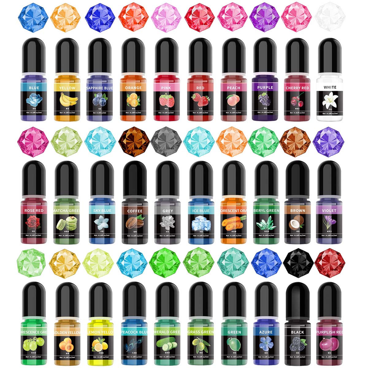 5ml/Bottle Epoxy Resin Pigment - огляд і ціна Resin Art Liquid