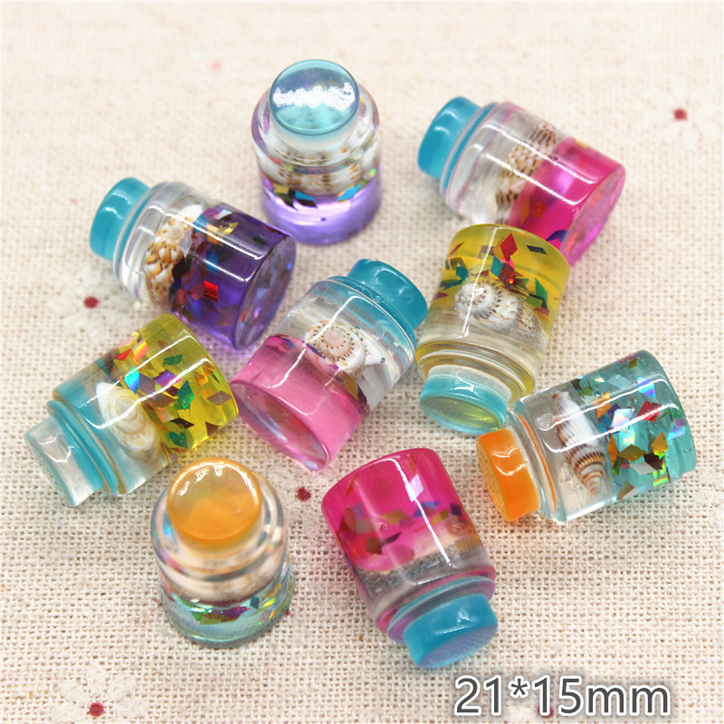 10pcs Cute New 3D Resin Drifti - огляд і ціна Resin Art Bottle