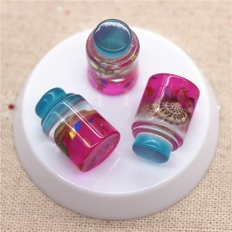 10pcs Cute New 3D Resin Drifti - огляд і ціна Resin Art Bottle