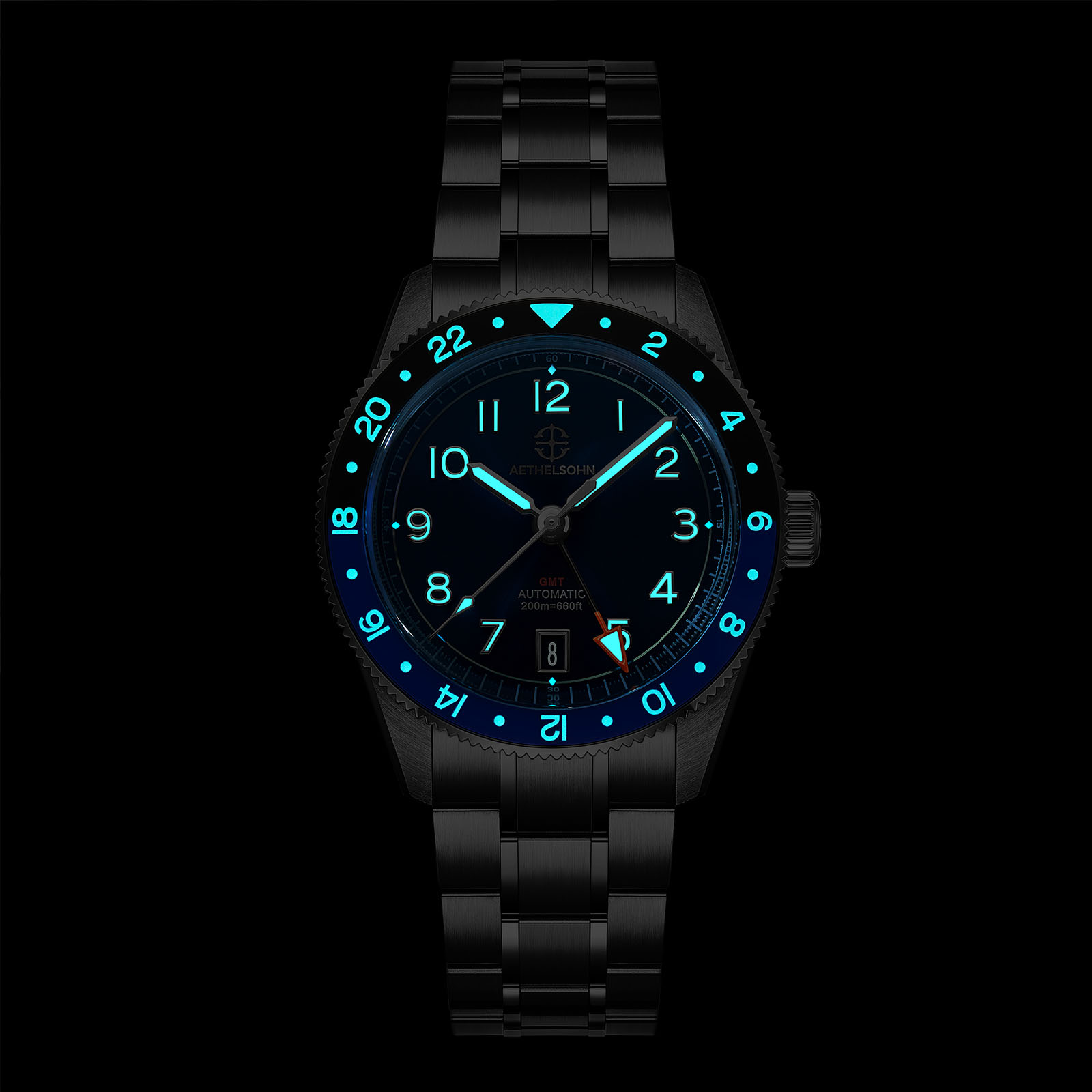 AETHELSOHN Horizon Azure GMT W - огляд і ціна Resin Art Underwater